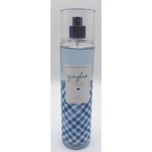 Bath & Body Works Gingham Fine Fragrance Mist 8 fl oz Blue White Spray